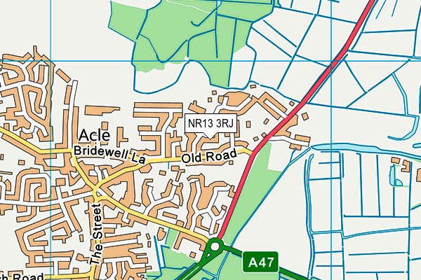 NR13 3RJ map - OS VectorMap District (Ordnance Survey) NR13 3RJ map - OS VectorMap District (Ordnance Survey)