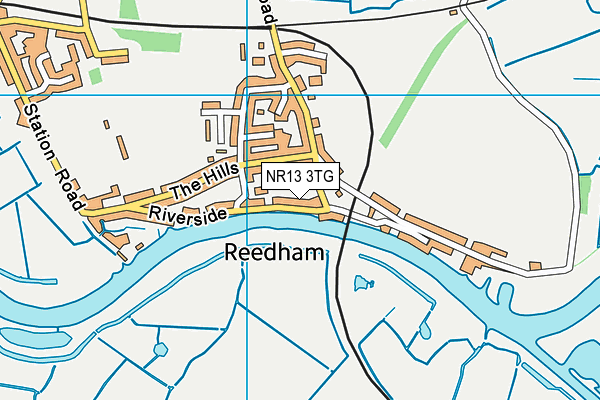 NR13 3TG map - OS VectorMap District (Ordnance Survey) NR13 3TG map - OS VectorMap District (Ordnance Survey)
