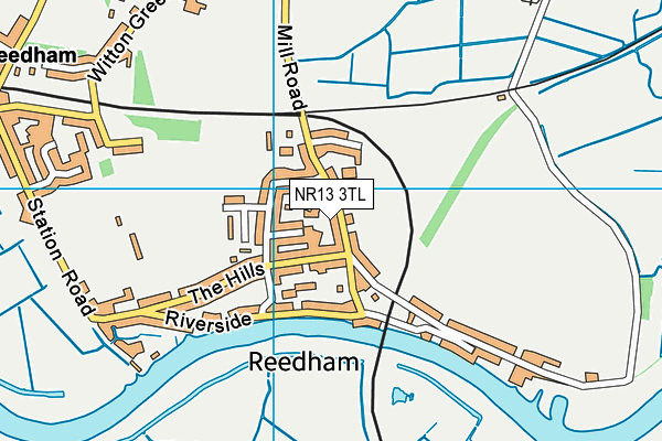 NR13 3TL map - OS VectorMap District (Ordnance Survey) NR13 3TL map - OS VectorMap District (Ordnance Survey)