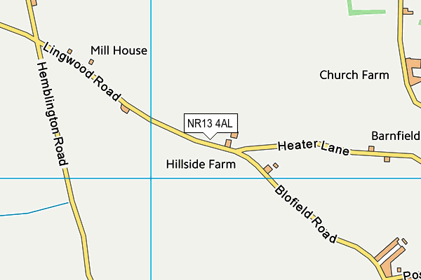 NR13 4AL map - OS VectorMap District (Ordnance Survey) NR13 4AL map - OS VectorMap District (Ordnance Survey)