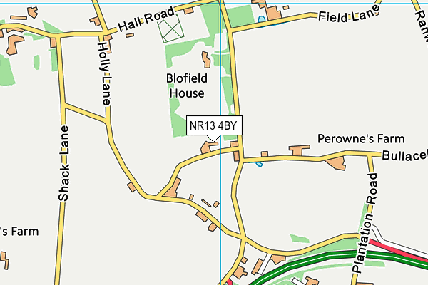 NR13 4BY map - OS VectorMap District (Ordnance Survey) NR13 4BY map - OS VectorMap District (Ordnance Survey)