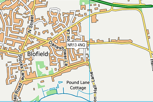 NR13 4NQ map - OS VectorMap District (Ordnance Survey)