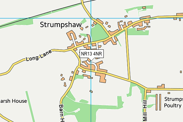 NR13 4NR map - OS VectorMap District (Ordnance Survey)