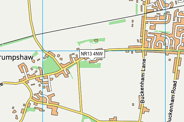 NR13 4NW map - OS VectorMap District (Ordnance Survey) NR13 4NW map - OS VectorMap District (Ordnance Survey)
