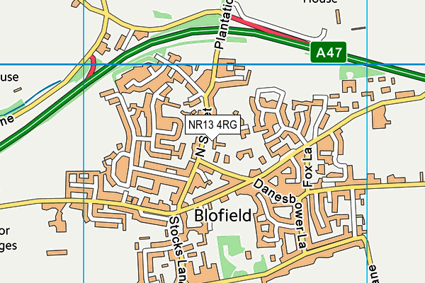 NR13 4RG map - OS VectorMap District (Ordnance Survey) NR13 4RG map - OS VectorMap District (Ordnance Survey)
