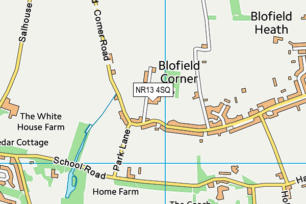 NR13 4SQ map - OS VectorMap District (Ordnance Survey)