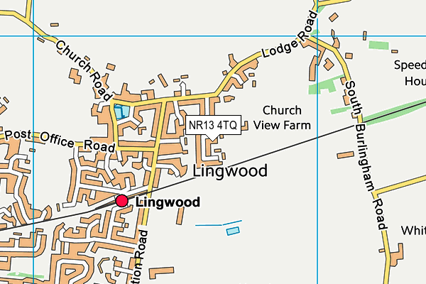 NR13 4TQ map - OS VectorMap District (Ordnance Survey) NR13 4TQ map - OS VectorMap District (Ordnance Survey)