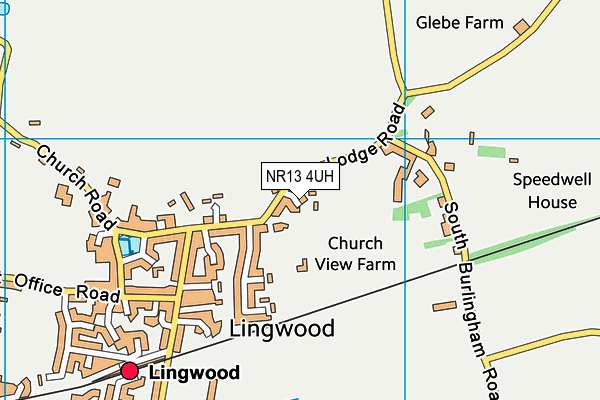 NR13 4UH map - OS VectorMap District (Ordnance Survey)