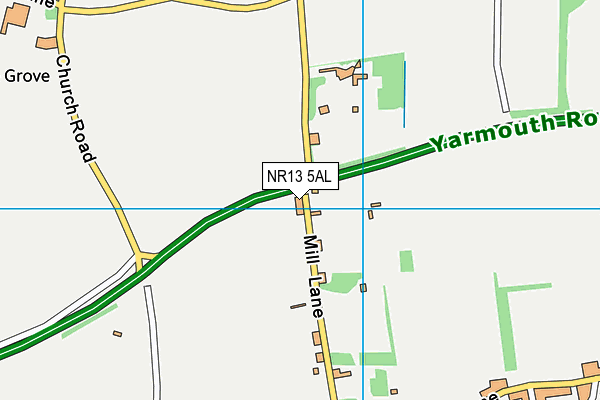 NR13 5AL map - OS VectorMap District (Ordnance Survey) NR13 5AL map - OS VectorMap District (Ordnance Survey)