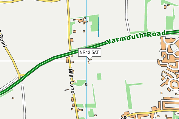 NR13 5AT map - OS VectorMap District (Ordnance Survey) NR13 5AT map - OS VectorMap District (Ordnance Survey)