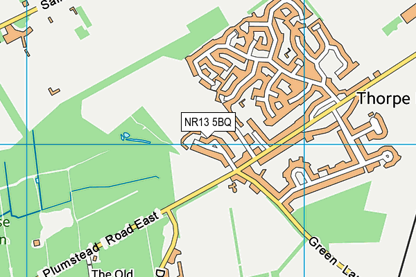 NR13 5BQ map - OS VectorMap District (Ordnance Survey) NR13 5BQ map - OS VectorMap District (Ordnance Survey)