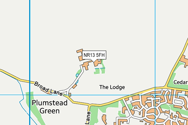NR13 5FH map - OS VectorMap District (Ordnance Survey) NR13 5FH map - OS VectorMap District (Ordnance Survey)