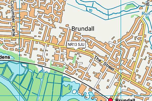 NR13 5JU map - OS VectorMap District (Ordnance Survey) NR13 5JU map - OS VectorMap District (Ordnance Survey)