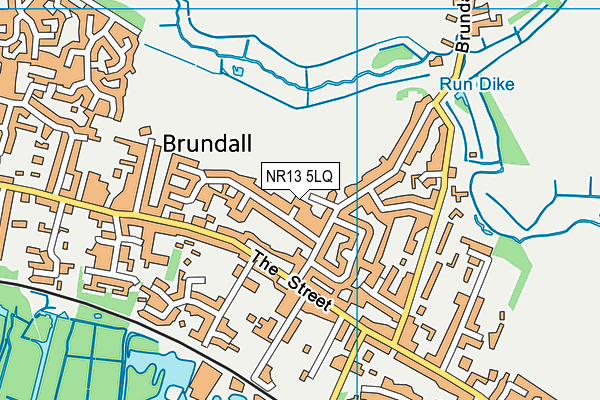 NR13 5LQ map - OS VectorMap District (Ordnance Survey) NR13 5LQ map - OS VectorMap District (Ordnance Survey)