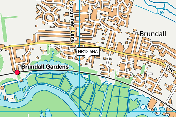 NR13 5NA map - OS VectorMap District (Ordnance Survey) NR13 5NA map - OS VectorMap District (Ordnance Survey)