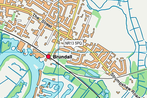 NR13 5PQ map - OS VectorMap District (Ordnance Survey)