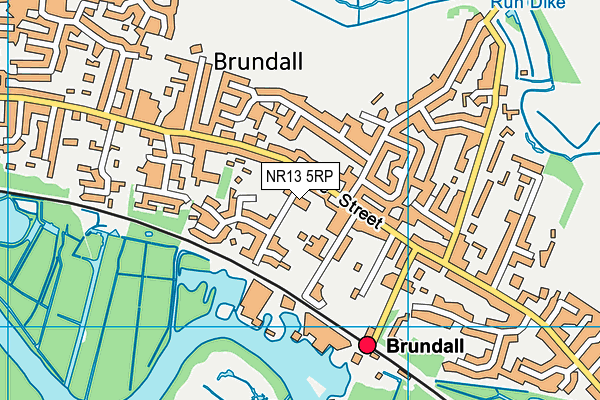 NR13 5RP map - OS VectorMap District (Ordnance Survey) NR13 5RP map - OS VectorMap District (Ordnance Survey)