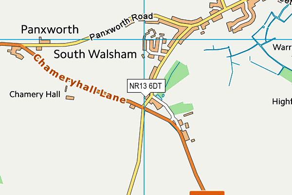 NR13 6DT map - OS VectorMap District (Ordnance Survey) NR13 6DT map - OS VectorMap District (Ordnance Survey)