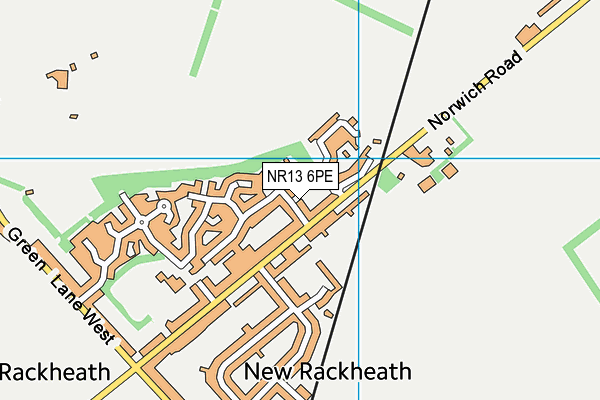 NR13 6PE map - OS VectorMap District (Ordnance Survey) NR13 6PE map - OS VectorMap District (Ordnance Survey)