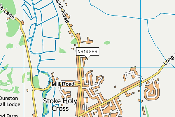 NR14 8HR map - OS VectorMap District (Ordnance Survey) NR14 8HR map - OS VectorMap District (Ordnance Survey)