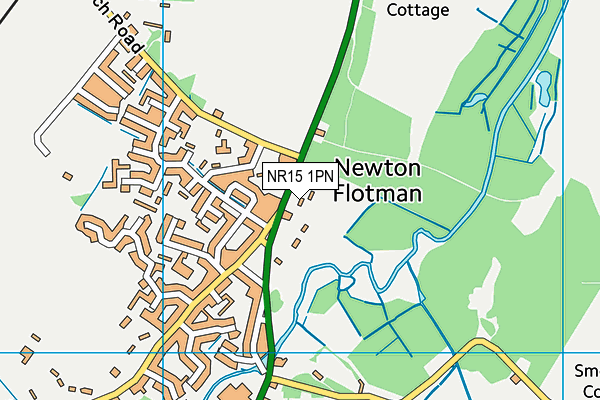 NR15 1PN map - OS VectorMap District (Ordnance Survey) NR15 1PN map - OS VectorMap District (Ordnance Survey)