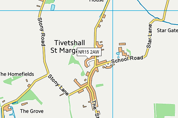 NR15 2AW map - OS VectorMap District (Ordnance Survey) NR15 2AW map - OS VectorMap District (Ordnance Survey)