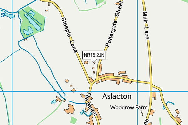 NR15 2JN map - OS VectorMap District (Ordnance Survey) NR15 2JN map - OS VectorMap District (Ordnance Survey)