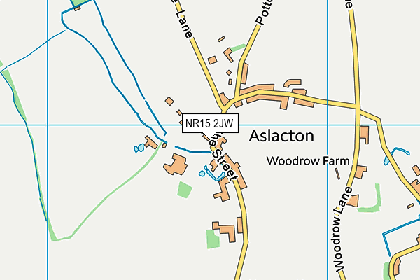 NR15 2JW map - OS VectorMap District (Ordnance Survey) NR15 2JW map - OS VectorMap District (Ordnance Survey)