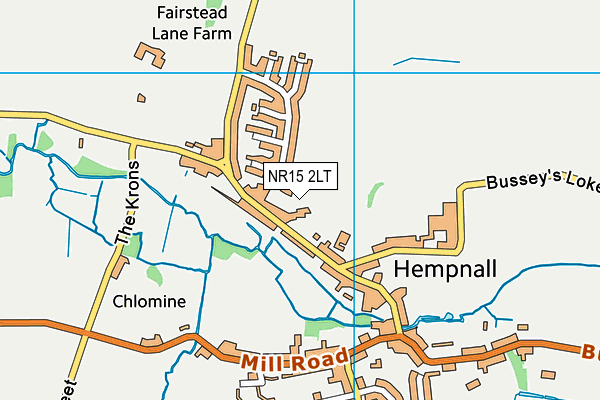 NR15 2LT map - OS VectorMap District (Ordnance Survey) NR15 2LT map - OS VectorMap District (Ordnance Survey)