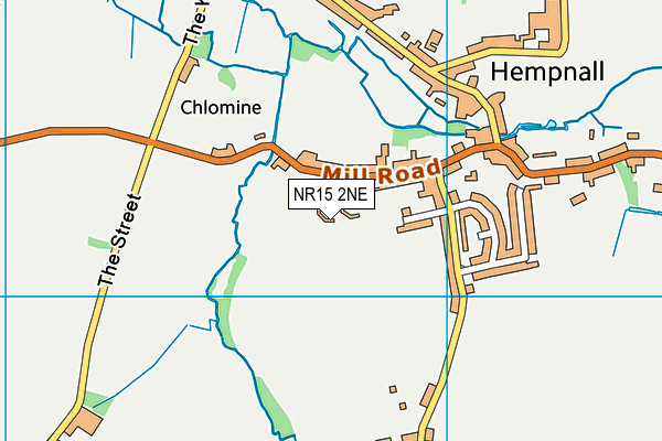 NR15 2NE map - OS VectorMap District (Ordnance Survey) NR15 2NE map - OS VectorMap District (Ordnance Survey)