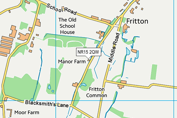 NR15 2QW map - OS VectorMap District (Ordnance Survey) NR15 2QW map - OS VectorMap District (Ordnance Survey)