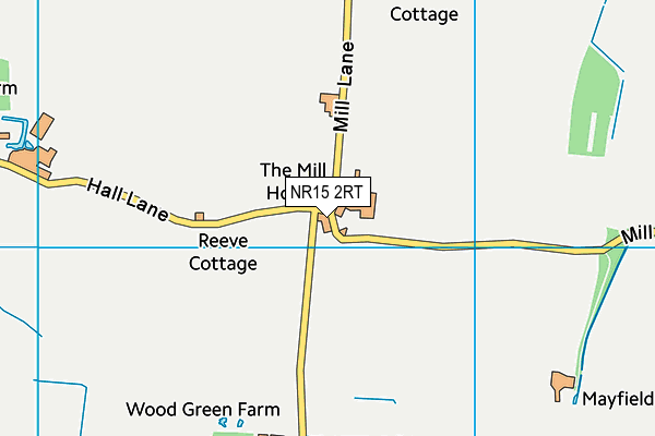 NR15 2RT map - OS VectorMap District (Ordnance Survey) NR15 2RT map - OS VectorMap District (Ordnance Survey)