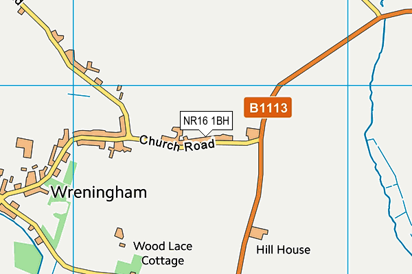 NR16 1BH map - OS VectorMap District (Ordnance Survey) NR16 1BH map - OS VectorMap District (Ordnance Survey)