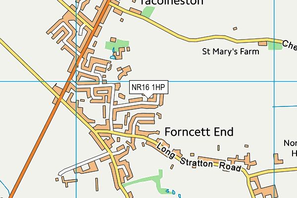 NR16 1HP map - OS VectorMap District (Ordnance Survey) NR16 1HP map - OS VectorMap District (Ordnance Survey)