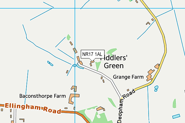 NR17 1AL map - OS VectorMap District (Ordnance Survey) NR17 1AL map - OS VectorMap District (Ordnance Survey)