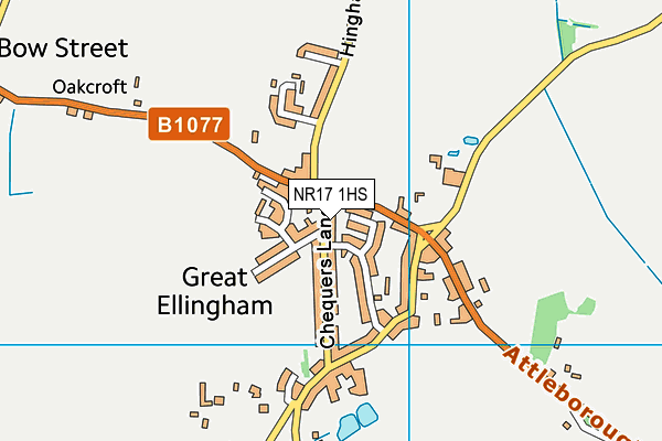 NR17 1HS map - OS VectorMap District (Ordnance Survey) NR17 1HS map - OS VectorMap District (Ordnance Survey)