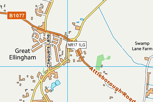 NR17 1LG map - OS VectorMap District (Ordnance Survey) NR17 1LG map - OS VectorMap District (Ordnance Survey)