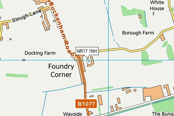 NR17 1NH map - OS VectorMap District (Ordnance Survey) NR17 1NH map - OS VectorMap District (Ordnance Survey)