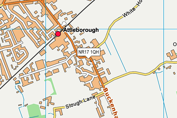 NR17 1QH map - OS VectorMap District (Ordnance Survey) NR17 1QH map - OS VectorMap District (Ordnance Survey)