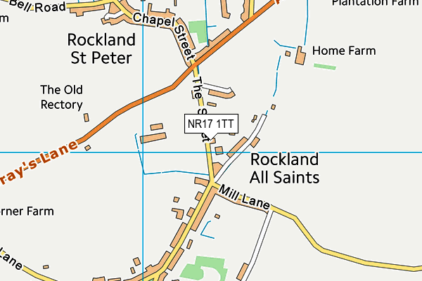 NR17 1TT map - OS VectorMap District (Ordnance Survey) NR17 1TT map - OS VectorMap District (Ordnance Survey)