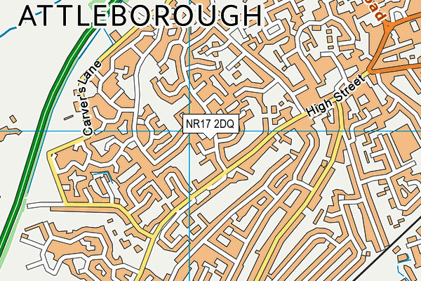 NR17 2DQ map - OS VectorMap District (Ordnance Survey) NR17 2DQ map - OS VectorMap District (Ordnance Survey)