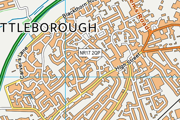 NR17 2QP map - OS VectorMap District (Ordnance Survey) NR17 2QP map - OS VectorMap District (Ordnance Survey)