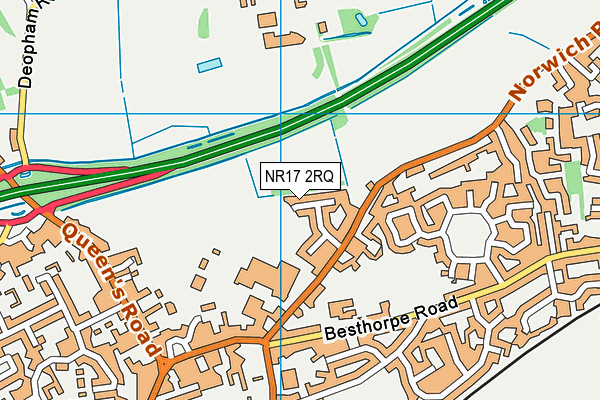 NR17 2RQ map - OS VectorMap District (Ordnance Survey) NR17 2RQ map - OS VectorMap District (Ordnance Survey)