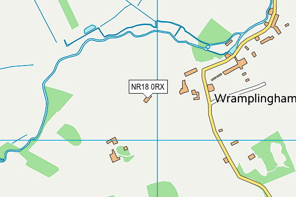 NR18 0RX map - OS VectorMap District (Ordnance Survey) NR18 0RX map - OS VectorMap District (Ordnance Survey)