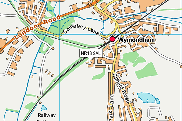 NR18 9AL map - OS VectorMap District (Ordnance Survey) NR18 9AL map - OS VectorMap District (Ordnance Survey)
