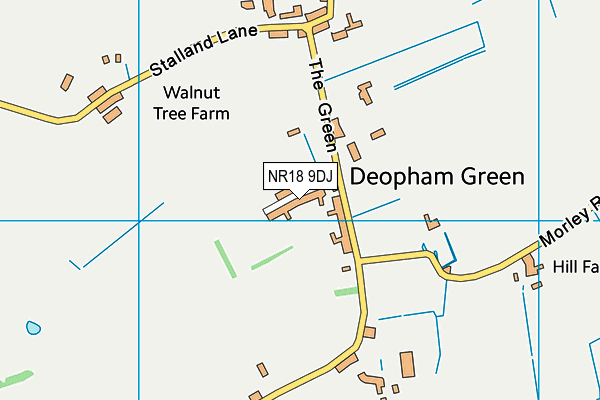 NR18 9DJ map - OS VectorMap District (Ordnance Survey) NR18 9DJ map - OS VectorMap District (Ordnance Survey)