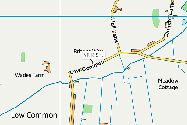 NR18 9HJ map - OS VectorMap District (Ordnance Survey) NR18 9HJ map - OS VectorMap District (Ordnance Survey)