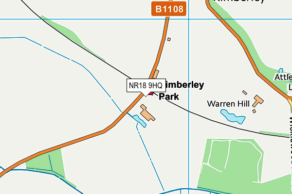 NR18 9HQ map - OS VectorMap District (Ordnance Survey) NR18 9HQ map - OS VectorMap District (Ordnance Survey)