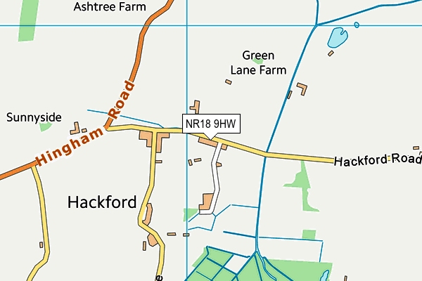 NR18 9HW map - OS VectorMap District (Ordnance Survey) NR18 9HW map - OS VectorMap District (Ordnance Survey)