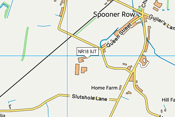 NR18 9JT map - OS VectorMap District (Ordnance Survey) NR18 9JT map - OS VectorMap District (Ordnance Survey)
